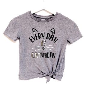 Carter's Gray Cat Graphic Tee
